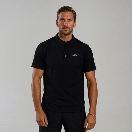 Men's Padel Polo Shirt - Black