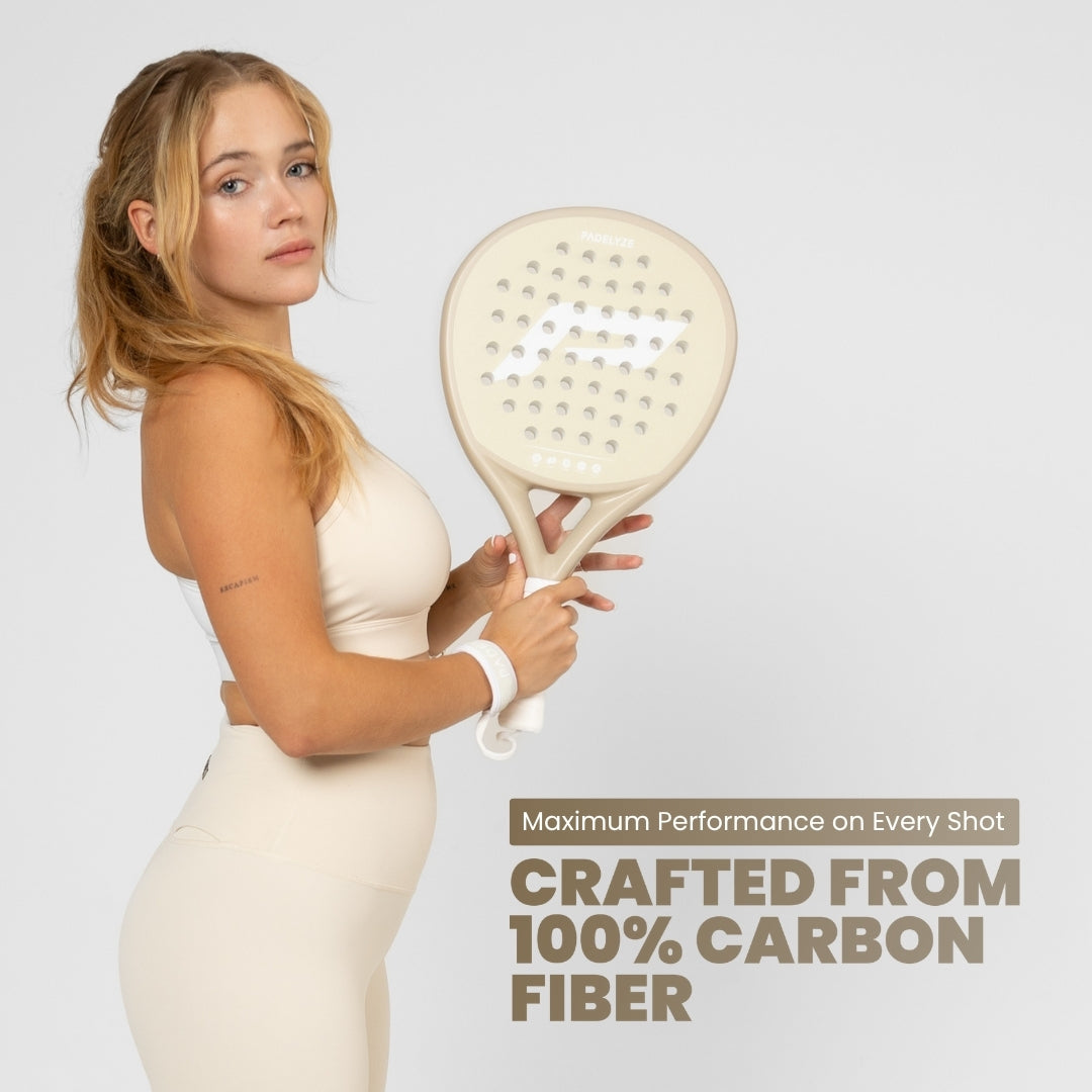 <tc>Padelschläger Light+ Vollcarbon - Beige</tc>