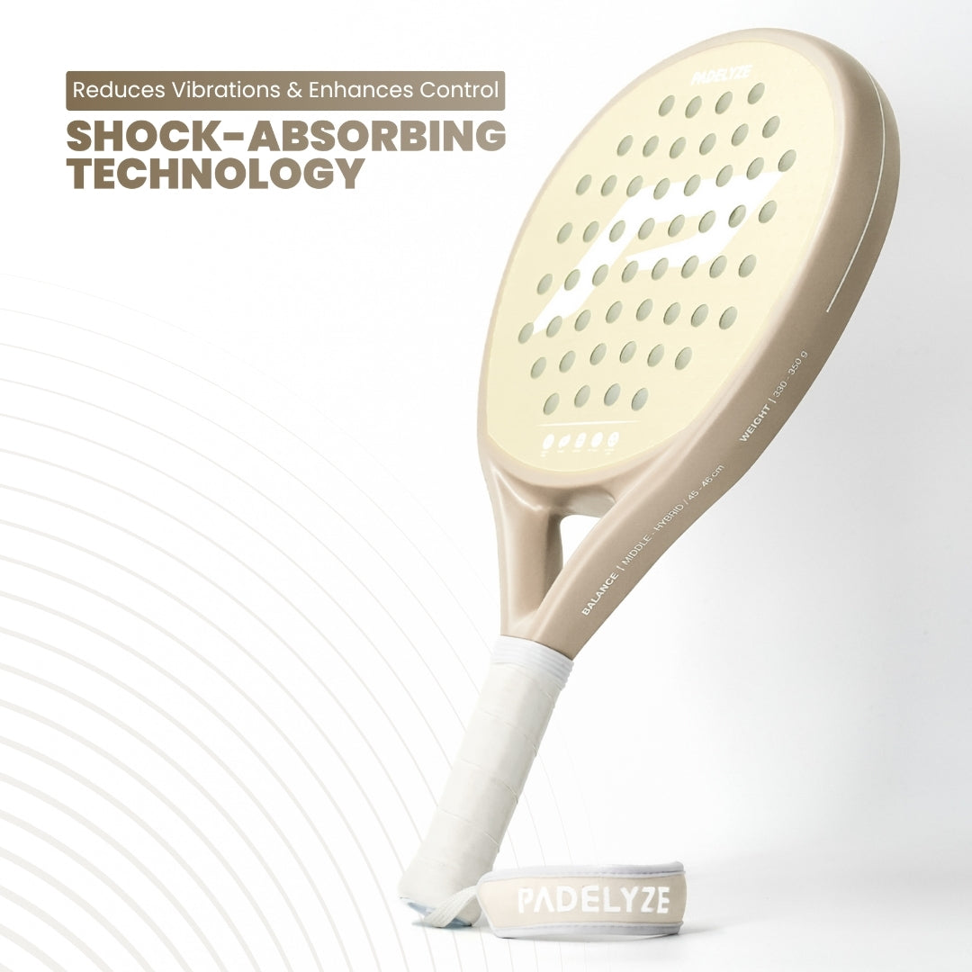 <tc>Padelschläger Light+ Vollcarbon - Beige</tc>