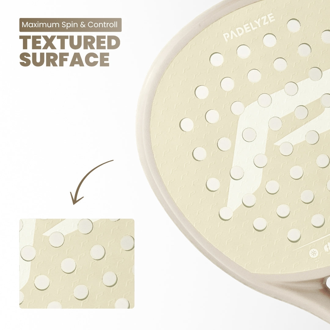 <tc>Padelschläger Light+ Vollcarbon - Beige</tc>