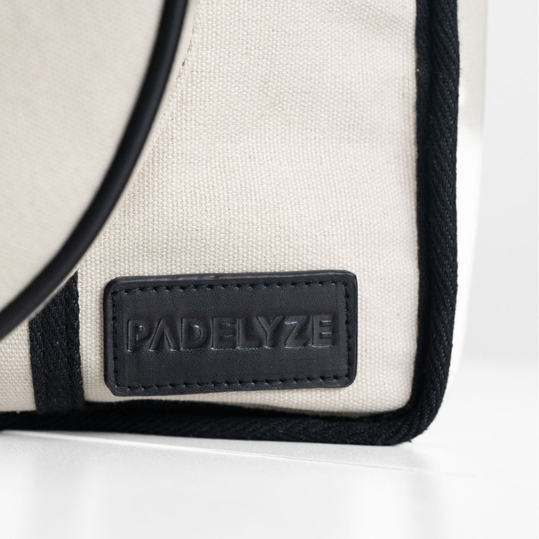 Padel Bag - Canvas - Beige - Premium Padel Bag for Women