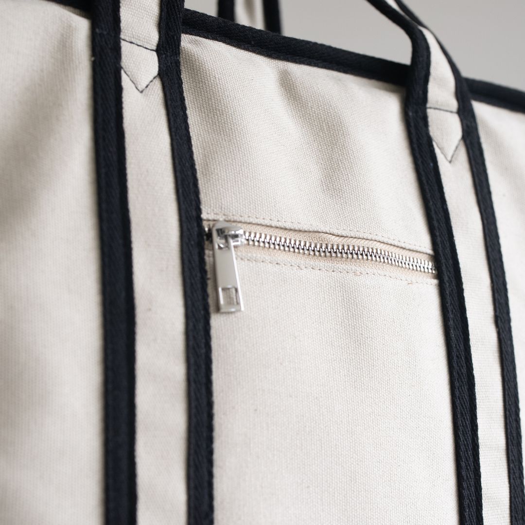 Padel Bag - Canvas - Beige - Premium Padel Bag for Women