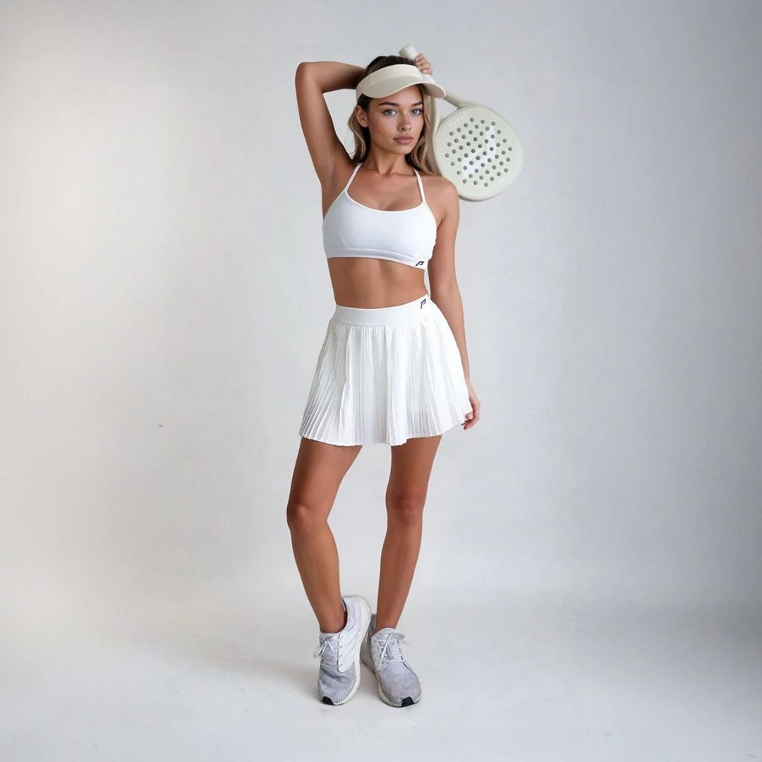 Women’s Padel Sports Bra – Sculpt - White