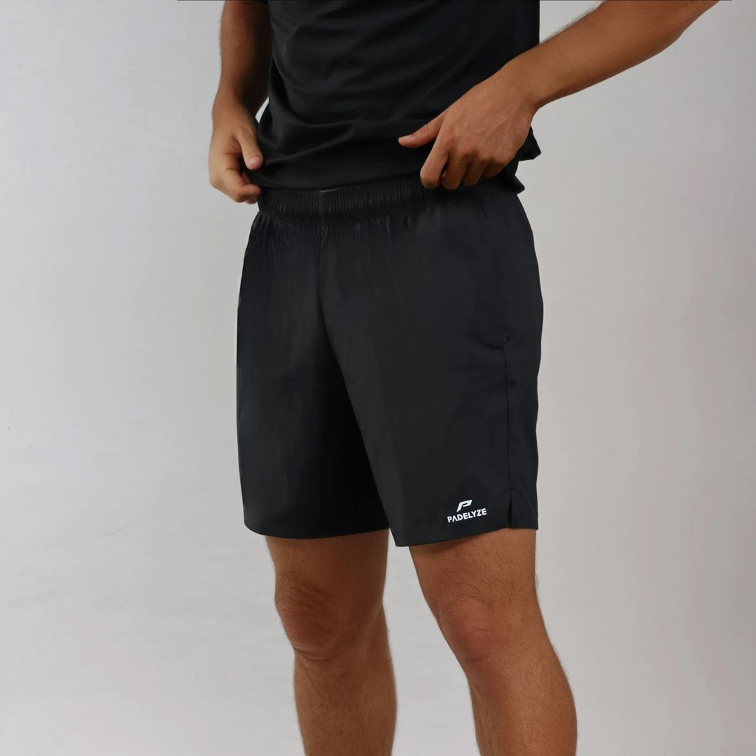 Pantalones cortos de tenis para hombres Padel - Negro