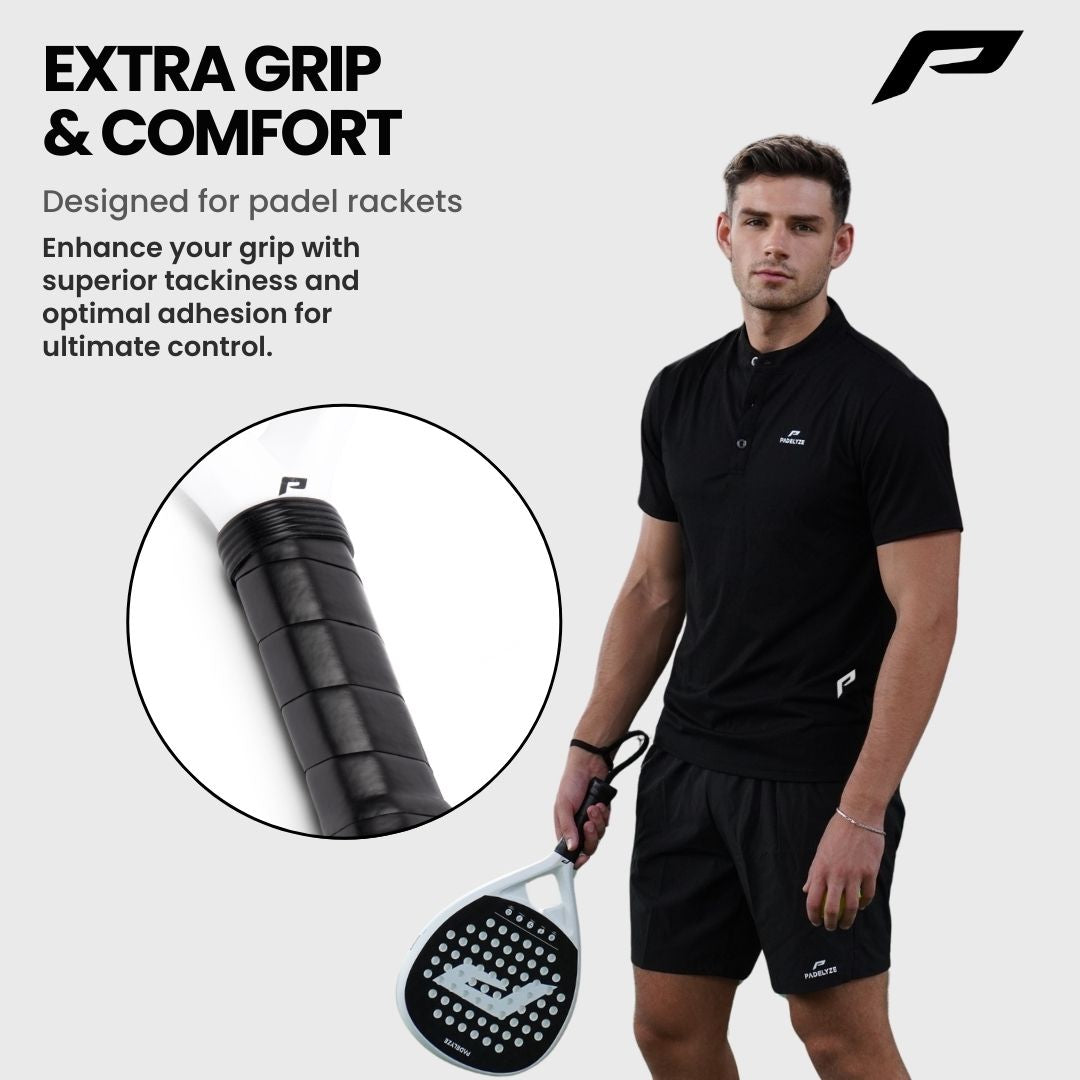 Sobrecargadores de tenis de Padel - negro