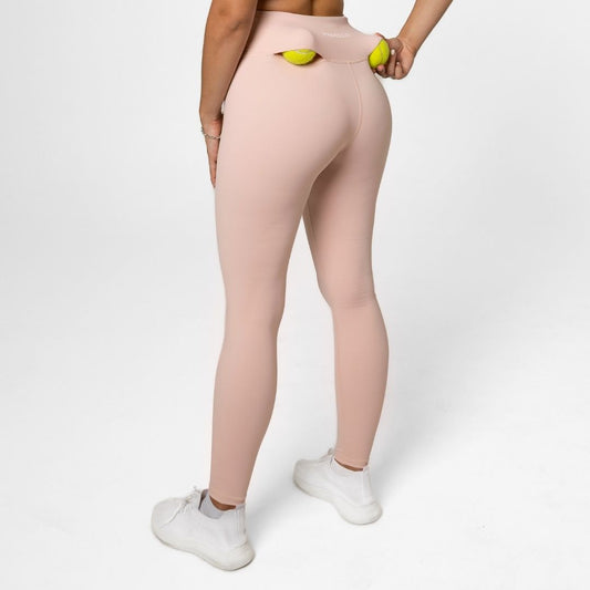 Women's Padel Tennis Leggings High Waisted - With Ball Pocket