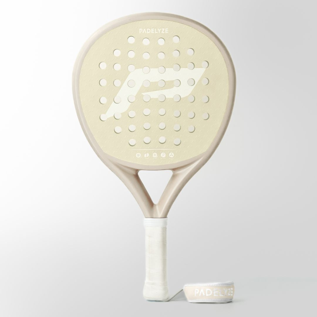 Padel Tennis Racket Light+ Full Carbon - Beige