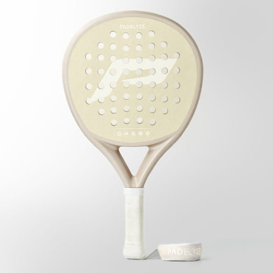 Padel Tennis Racket Light+ Full Carbon - Beige