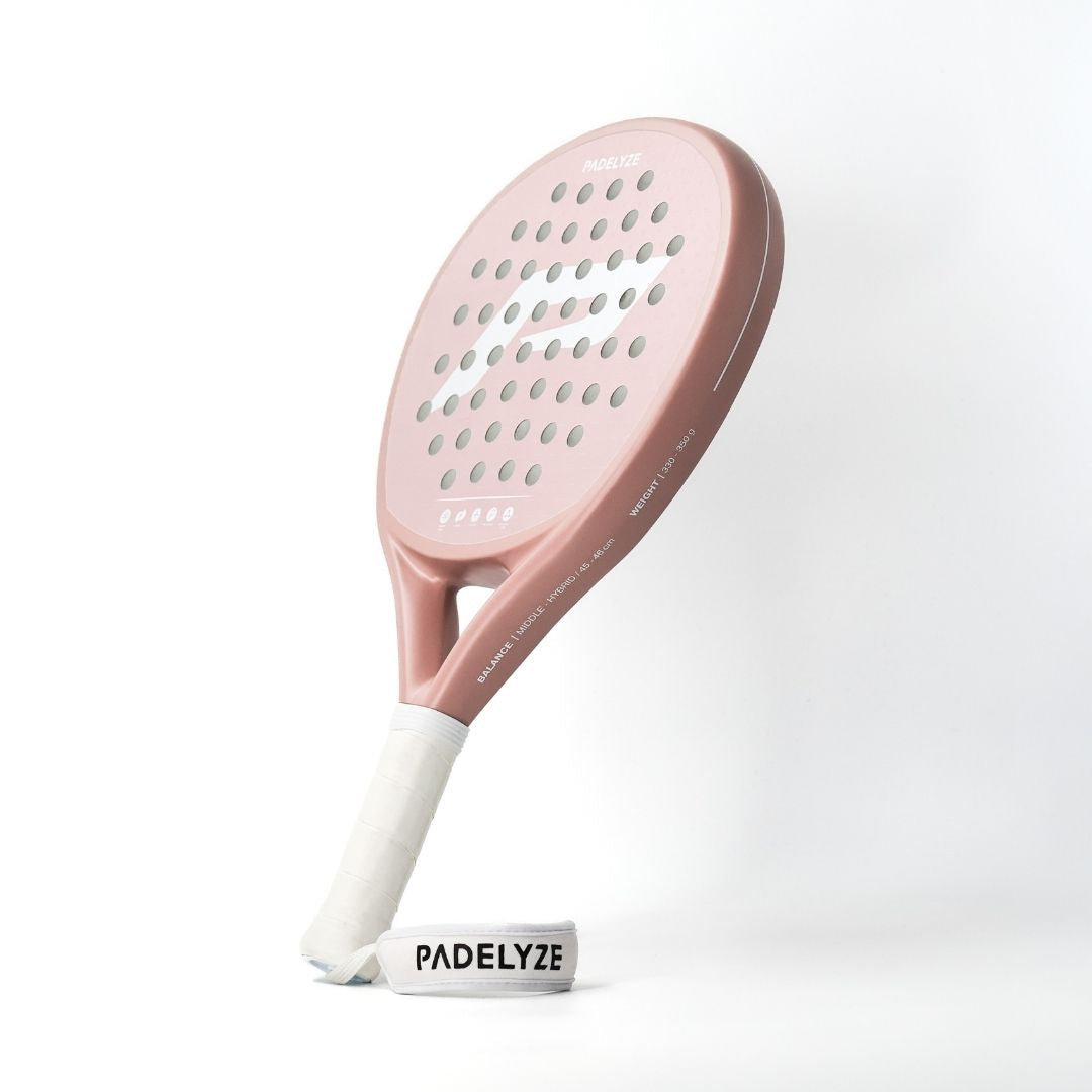 Padel Tennis Racket Light+ Full Carbon - Pink