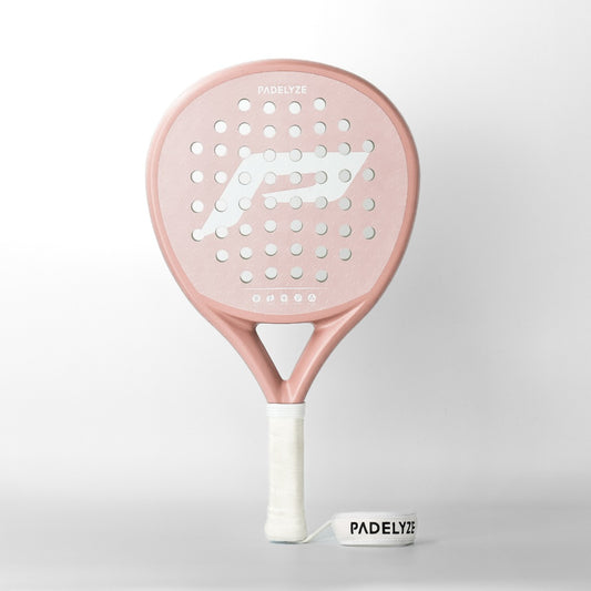 Padel Racket Light+ Volledige koolstof - roze