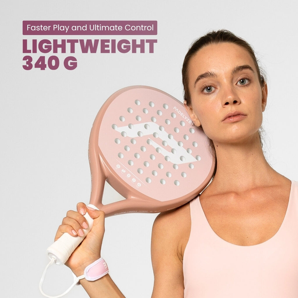Laddle Racket Women's Pink & Full Carbon Padel Rackets – PADELYZE®